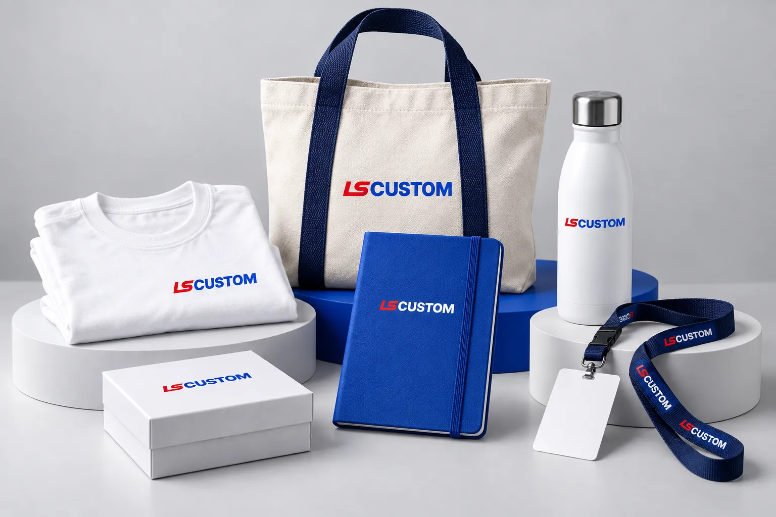 Illustrative LS Custom church and community merchandise assortment