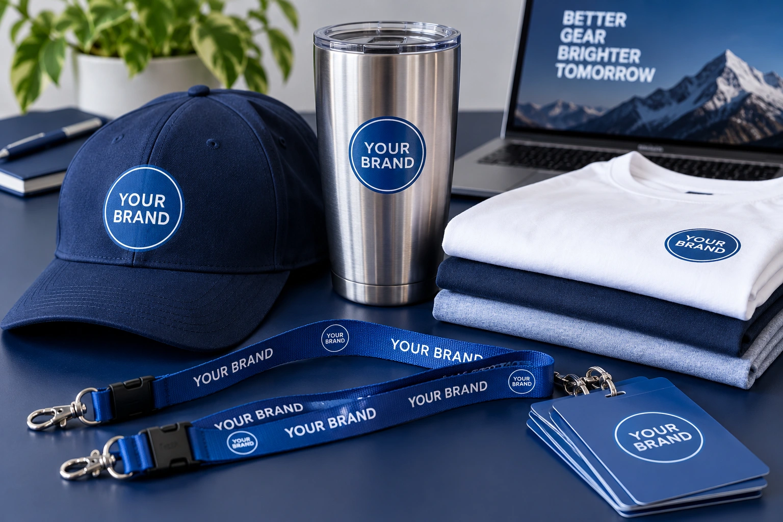 Illustrative coordinated event merchandise