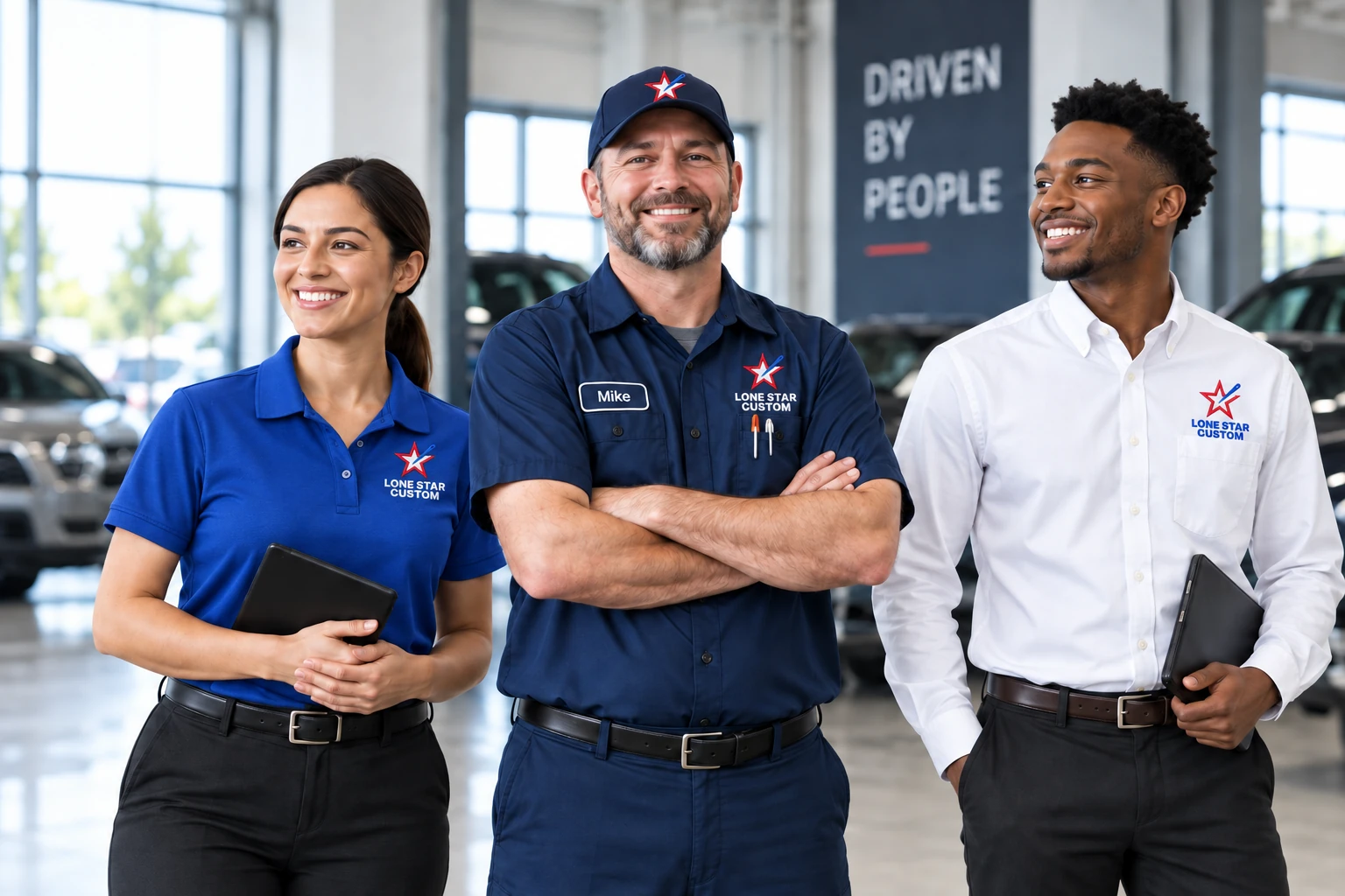 Automotive team apparel & merchandise program