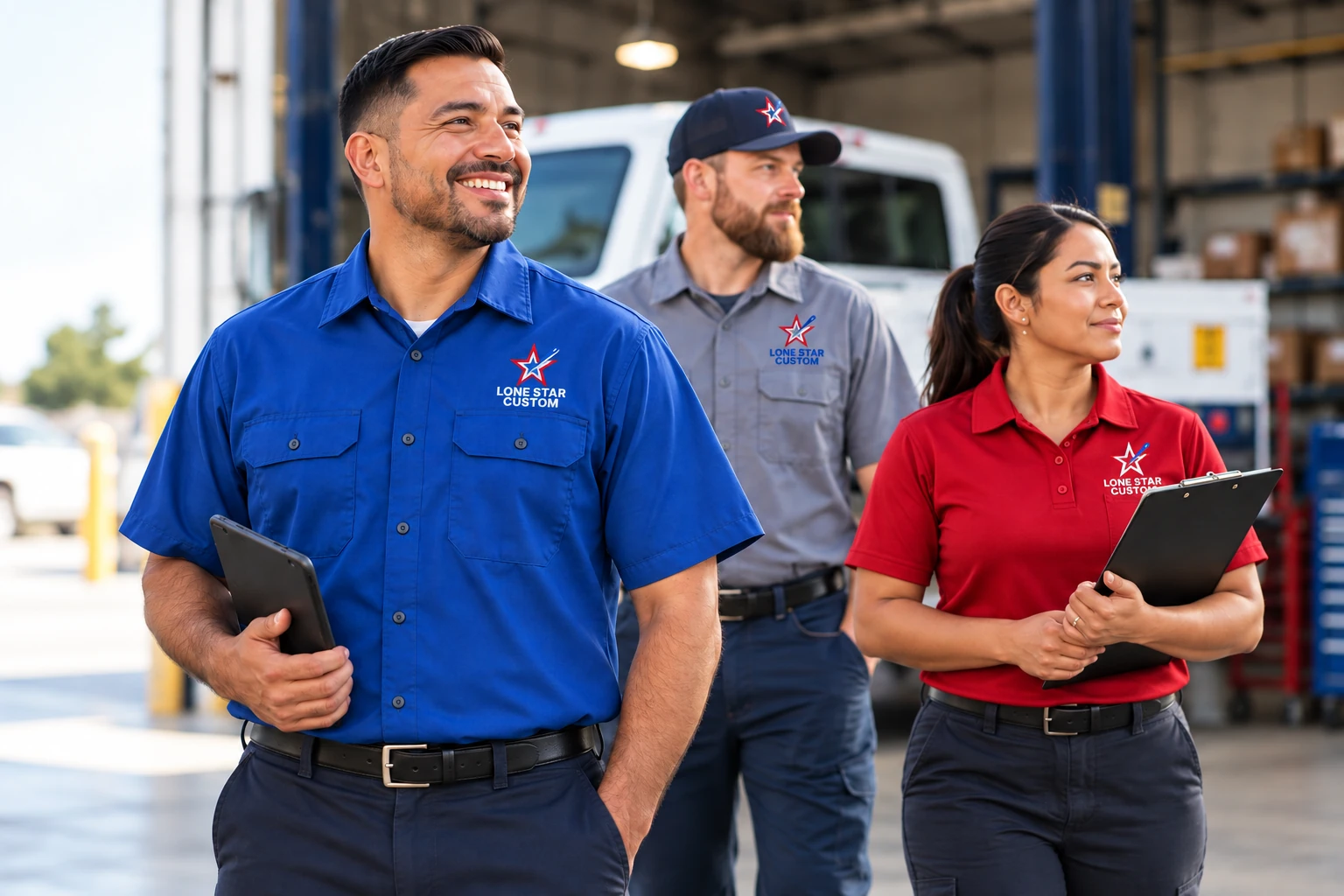 Custom work shirts Houston program