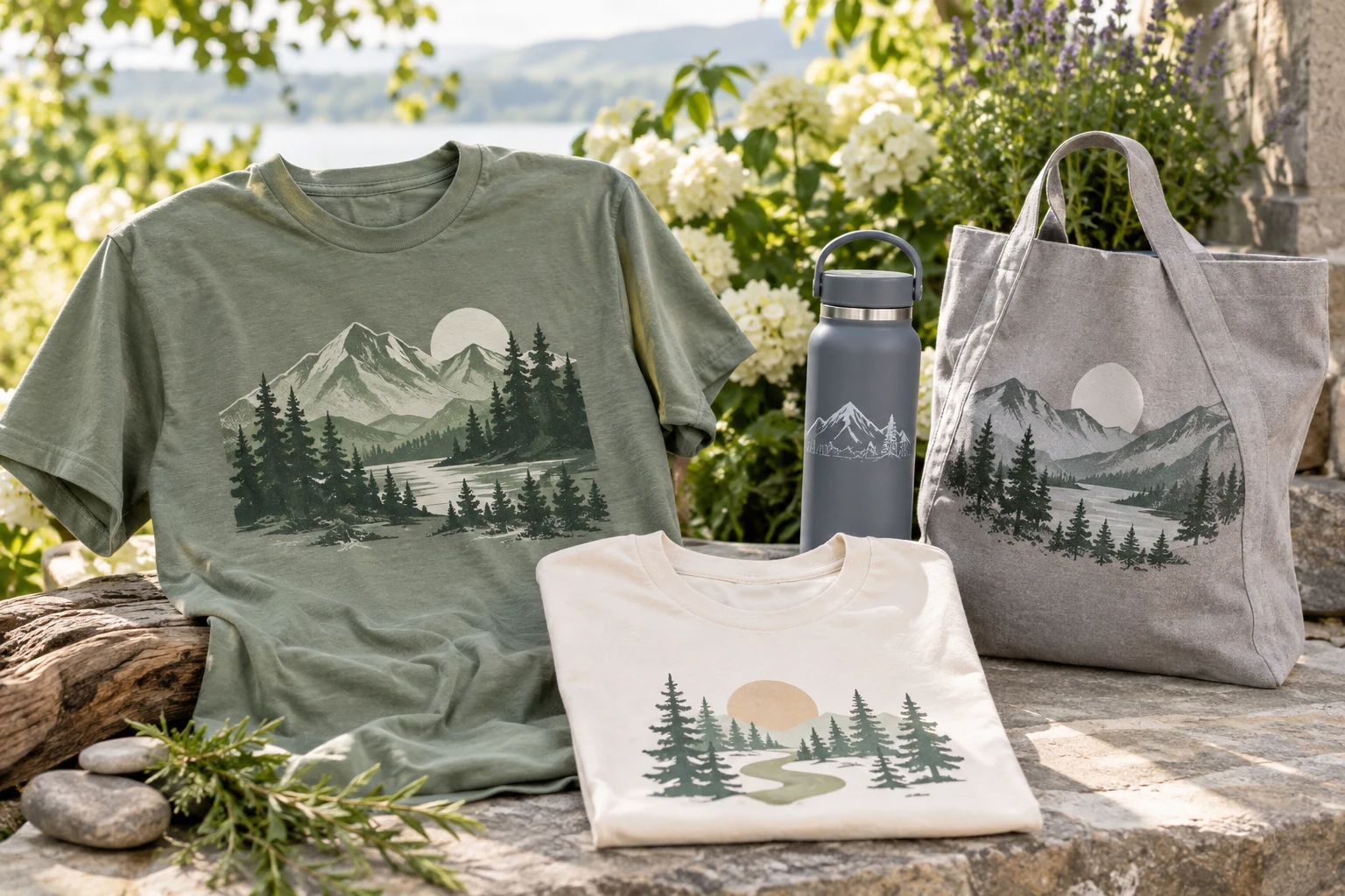 Buddhist temples & centers custom apparel and merchandise concept collection