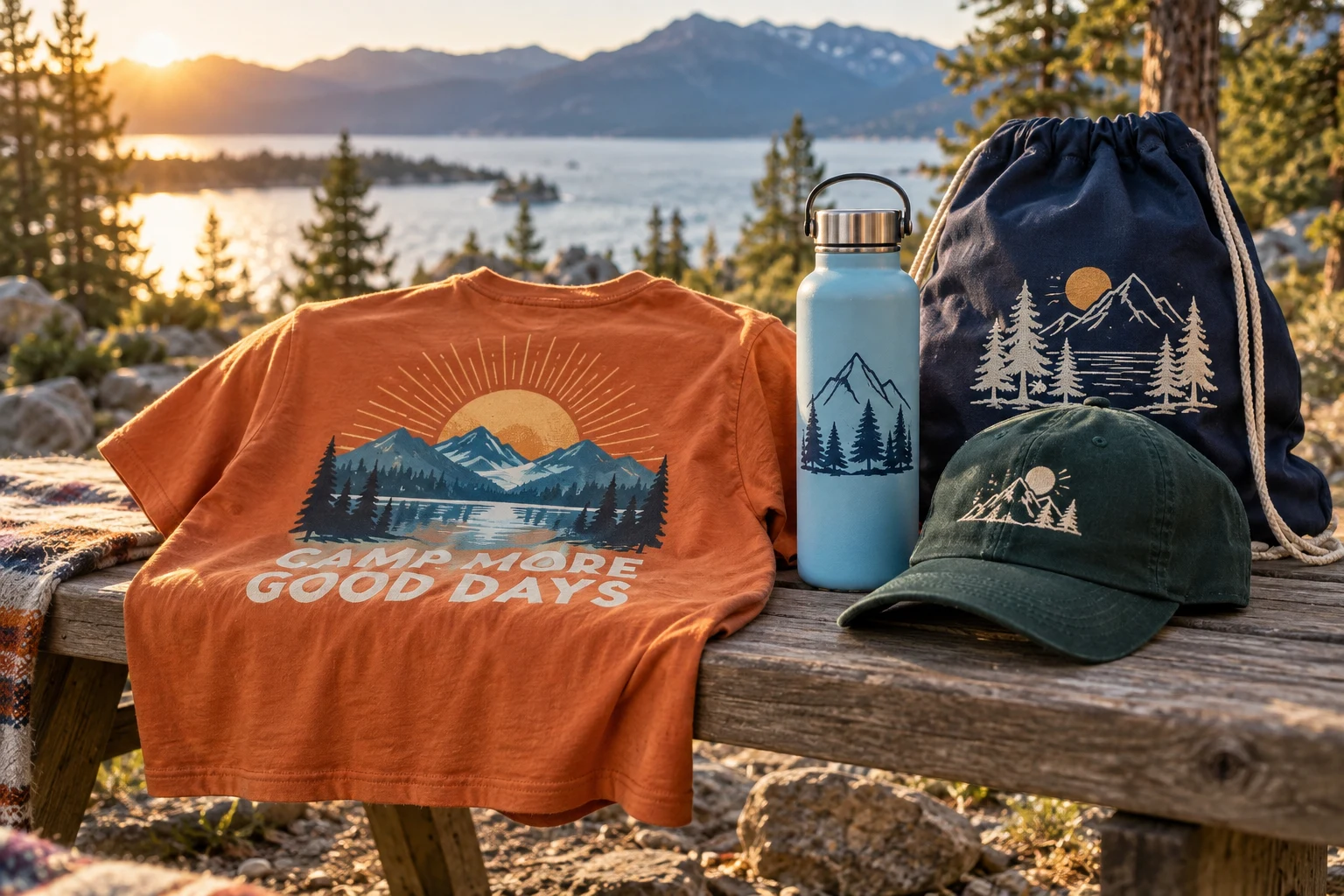 Camps, VBS & retreats merchandise concept collection
