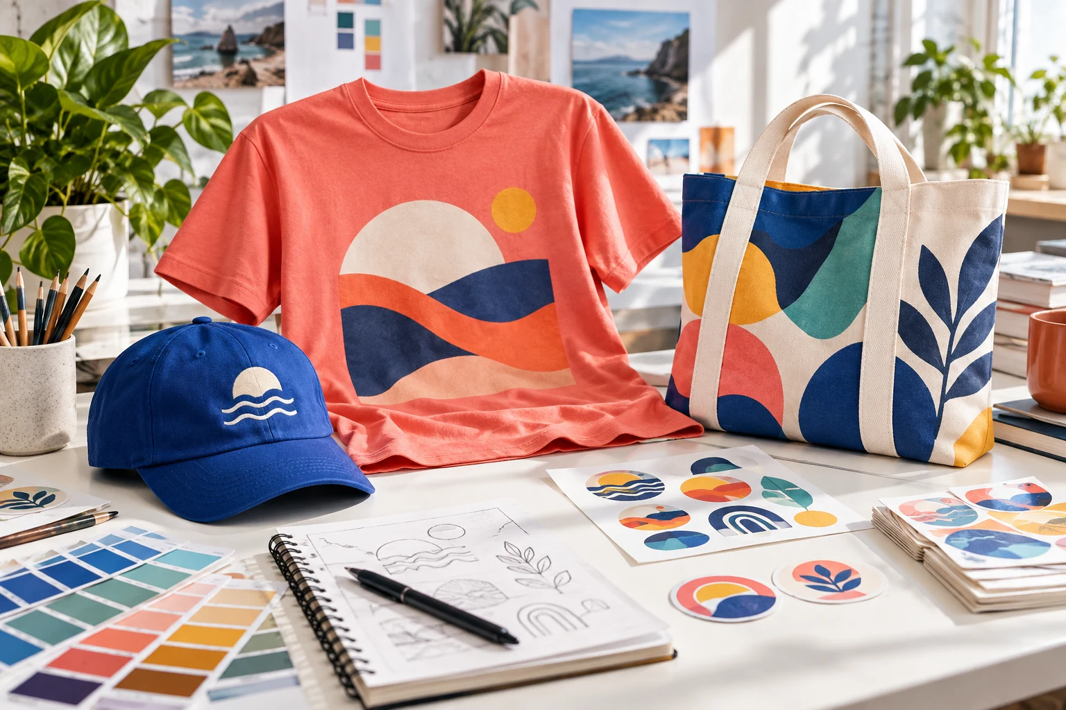 Illustrative marketing & creative agencies merchandise collection