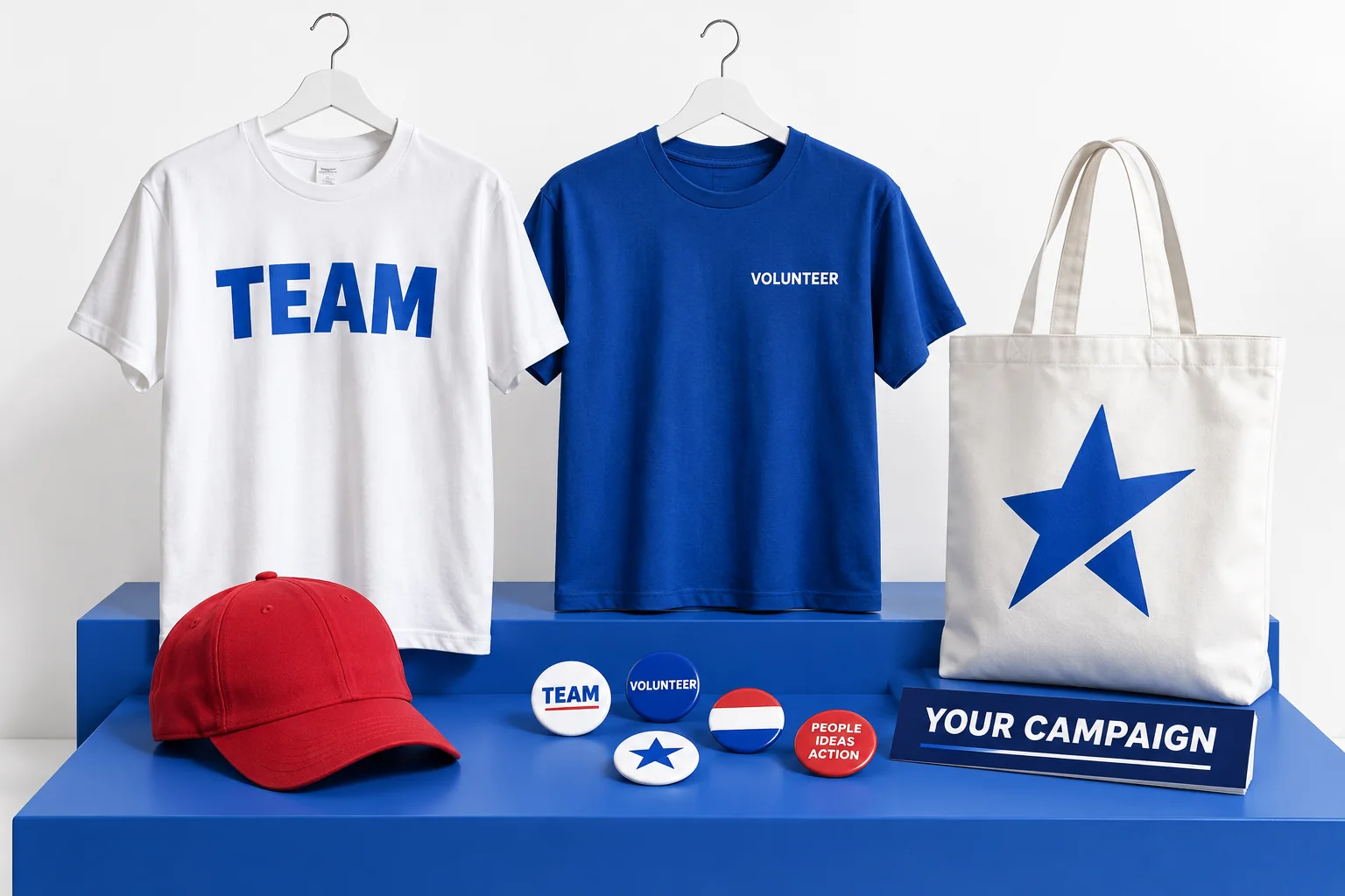 Election & Judicial Campaign Merchandise product collection concept