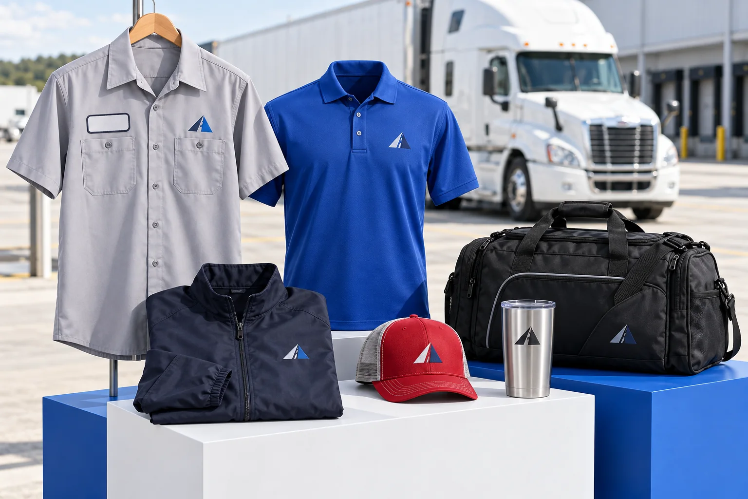 Trucking Company Uniforms & Driver Gear product collection concept