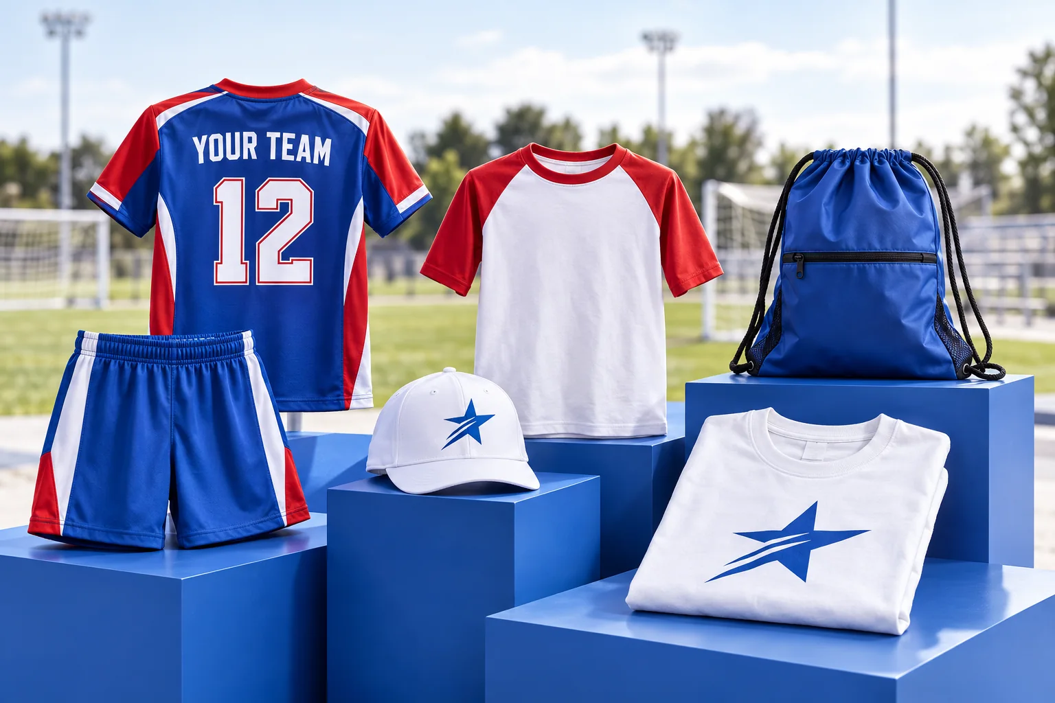 Youth League Uniforms & Spirit Wear product collection concept