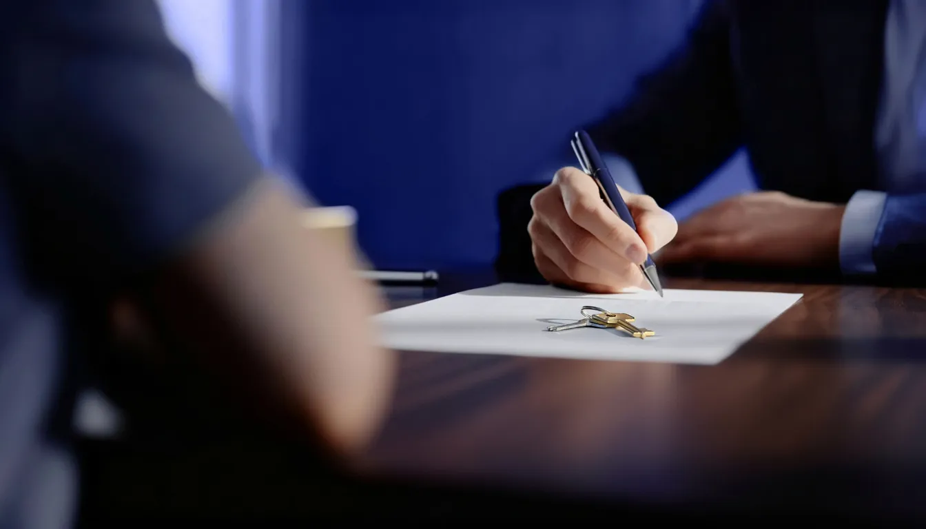 Renouvellement d'un bail commercial : signature de l'acte et clés du local
