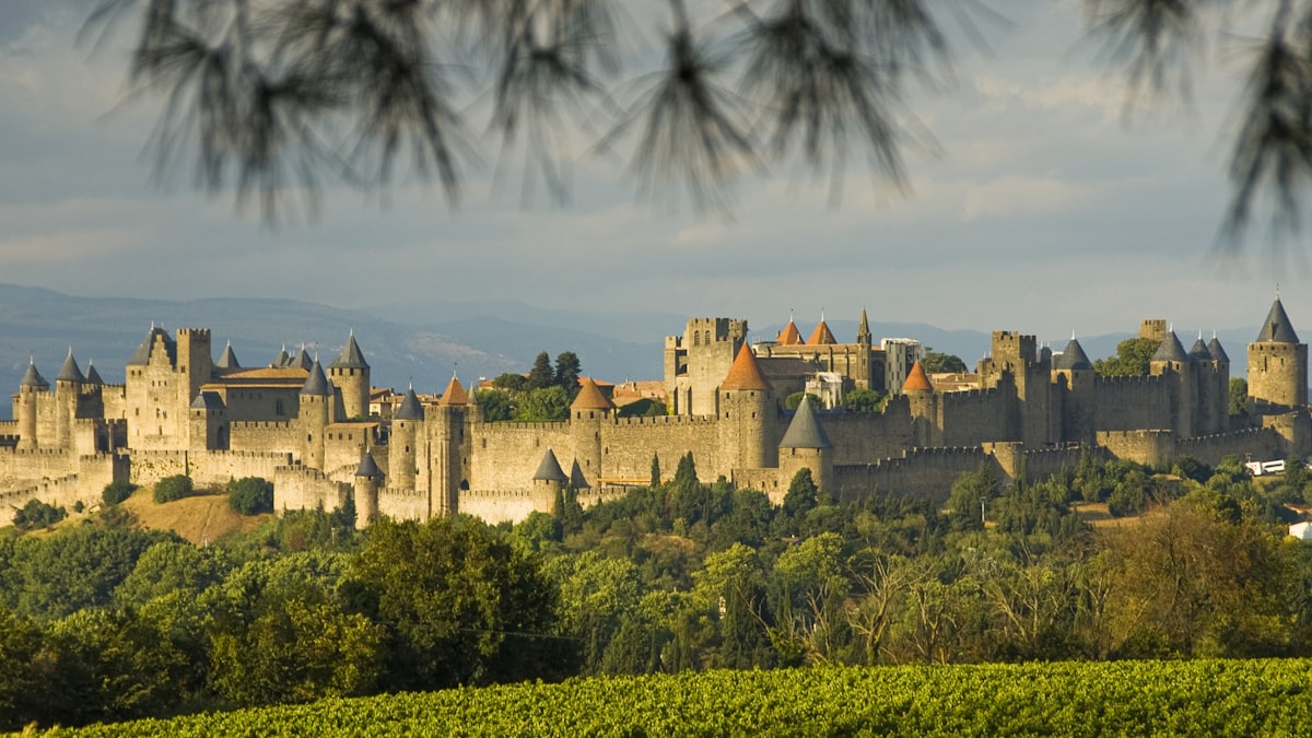 La cité médiévale de Carcassonne, Aude