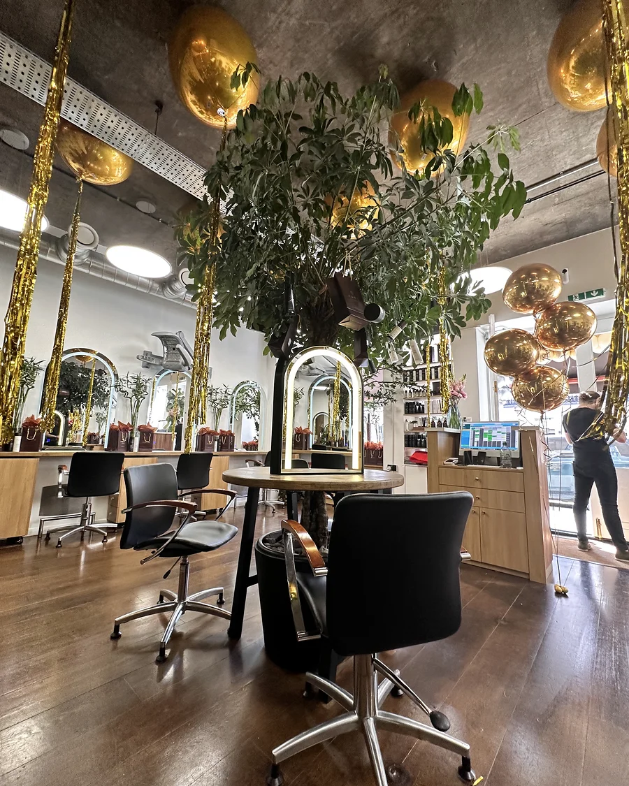 Adem · Ebury Street, Victoria · Styling stations around the central display