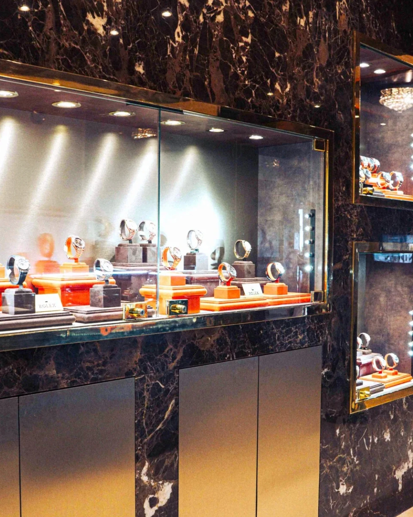The completed boutique interior