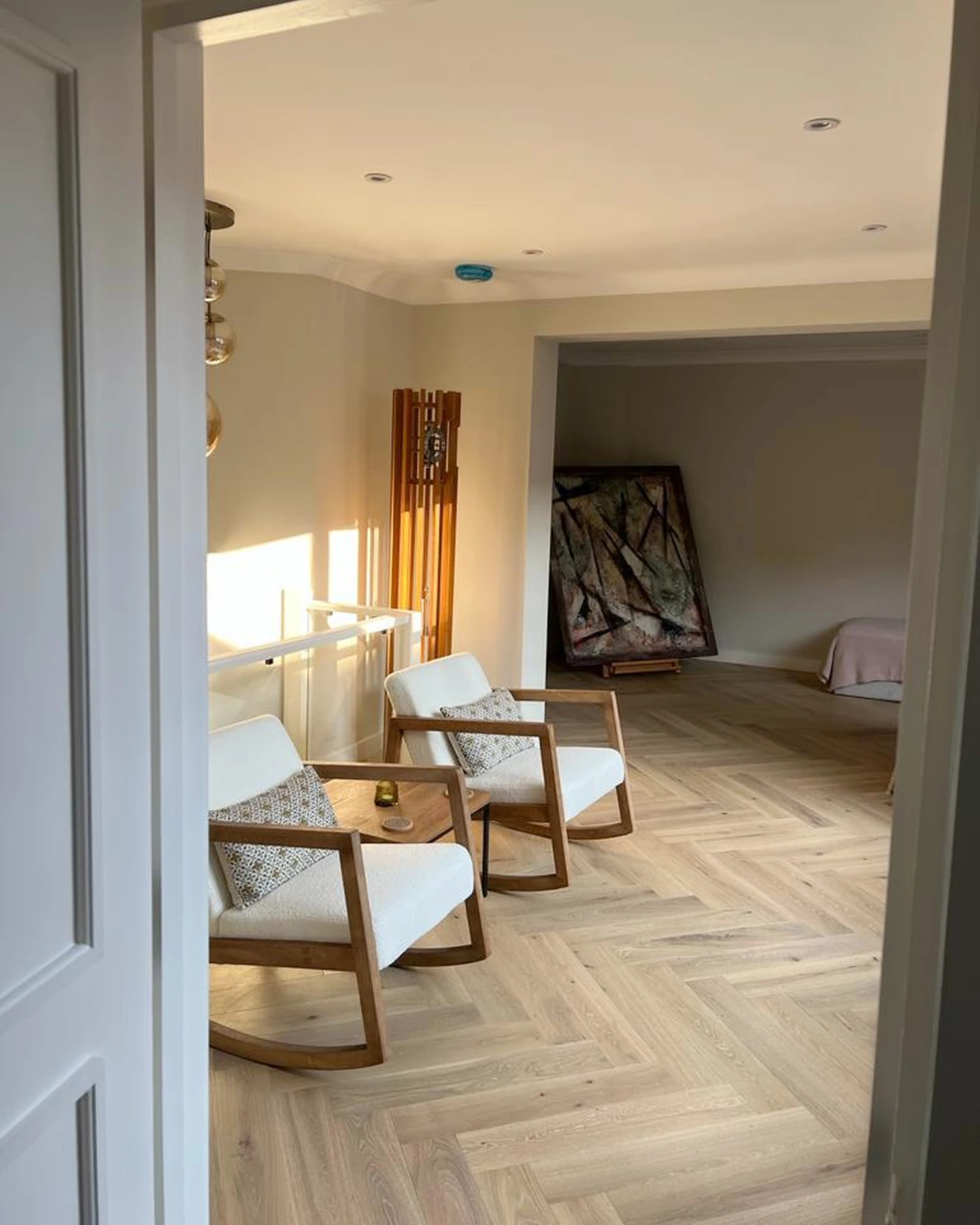 View through the refurbished apartment