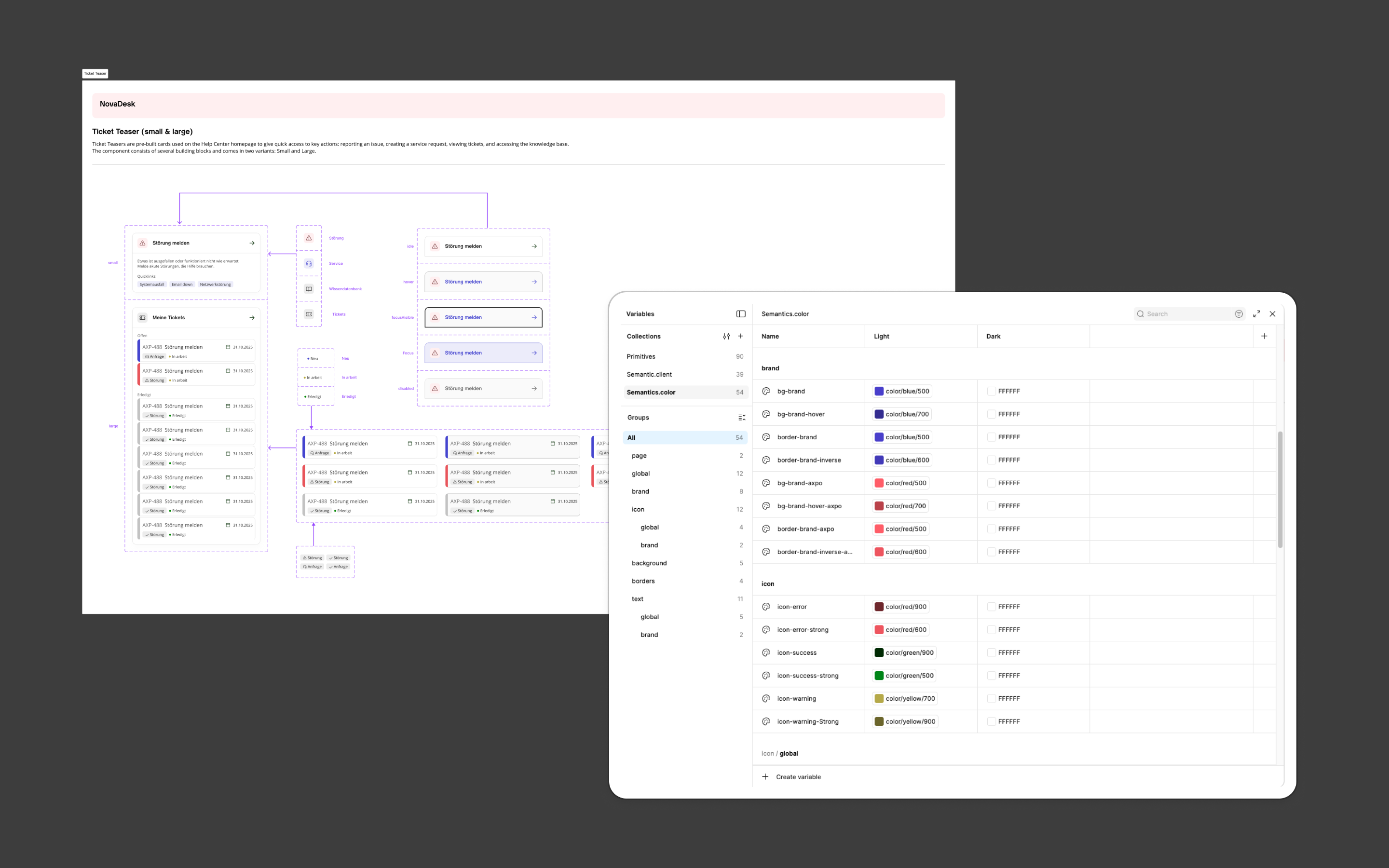 Redesign einer bestehenden Anwendung - Vorher nacher bild