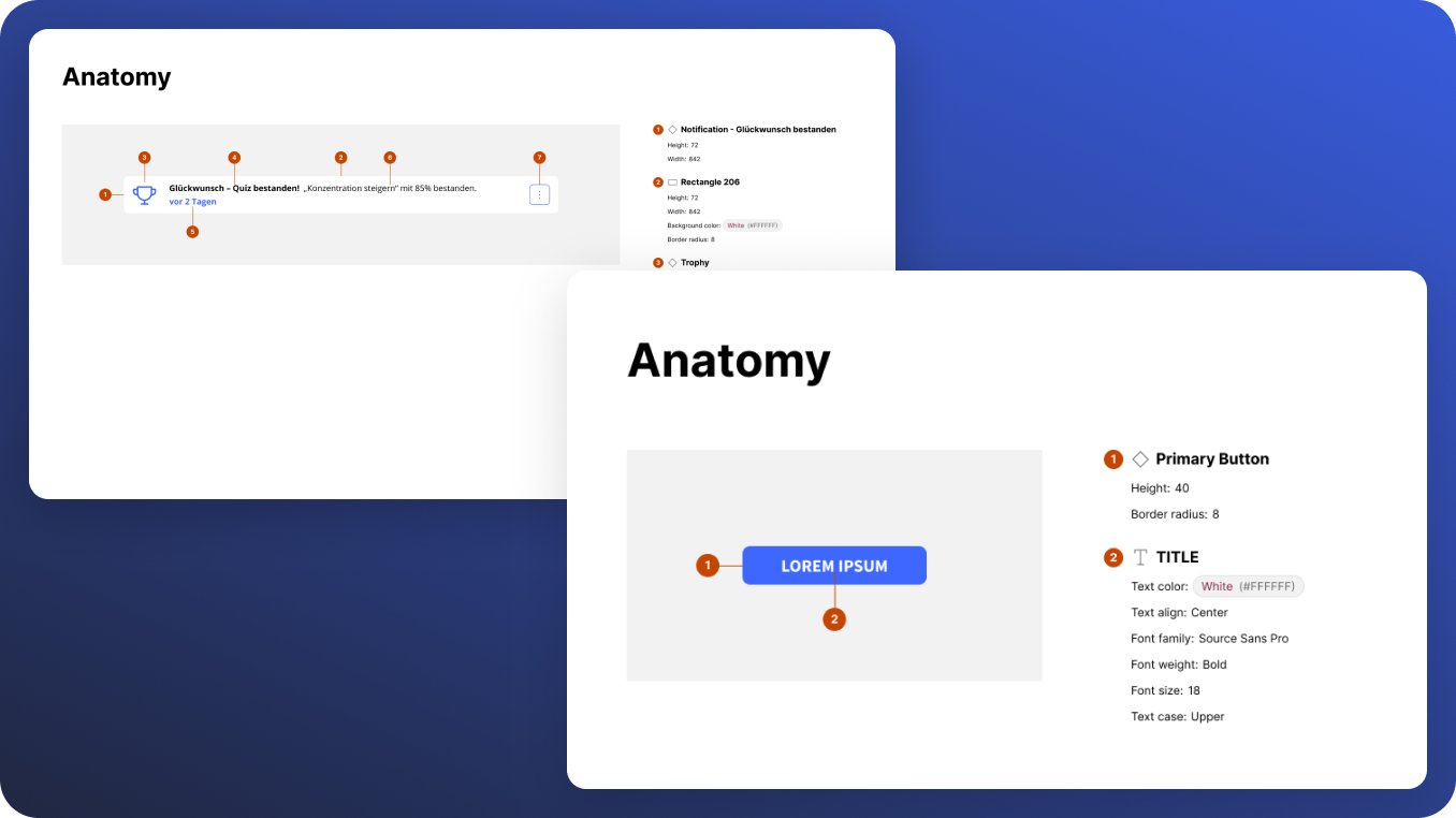 LMS2 Design System – Modulare Komponenten und Token-Architektur