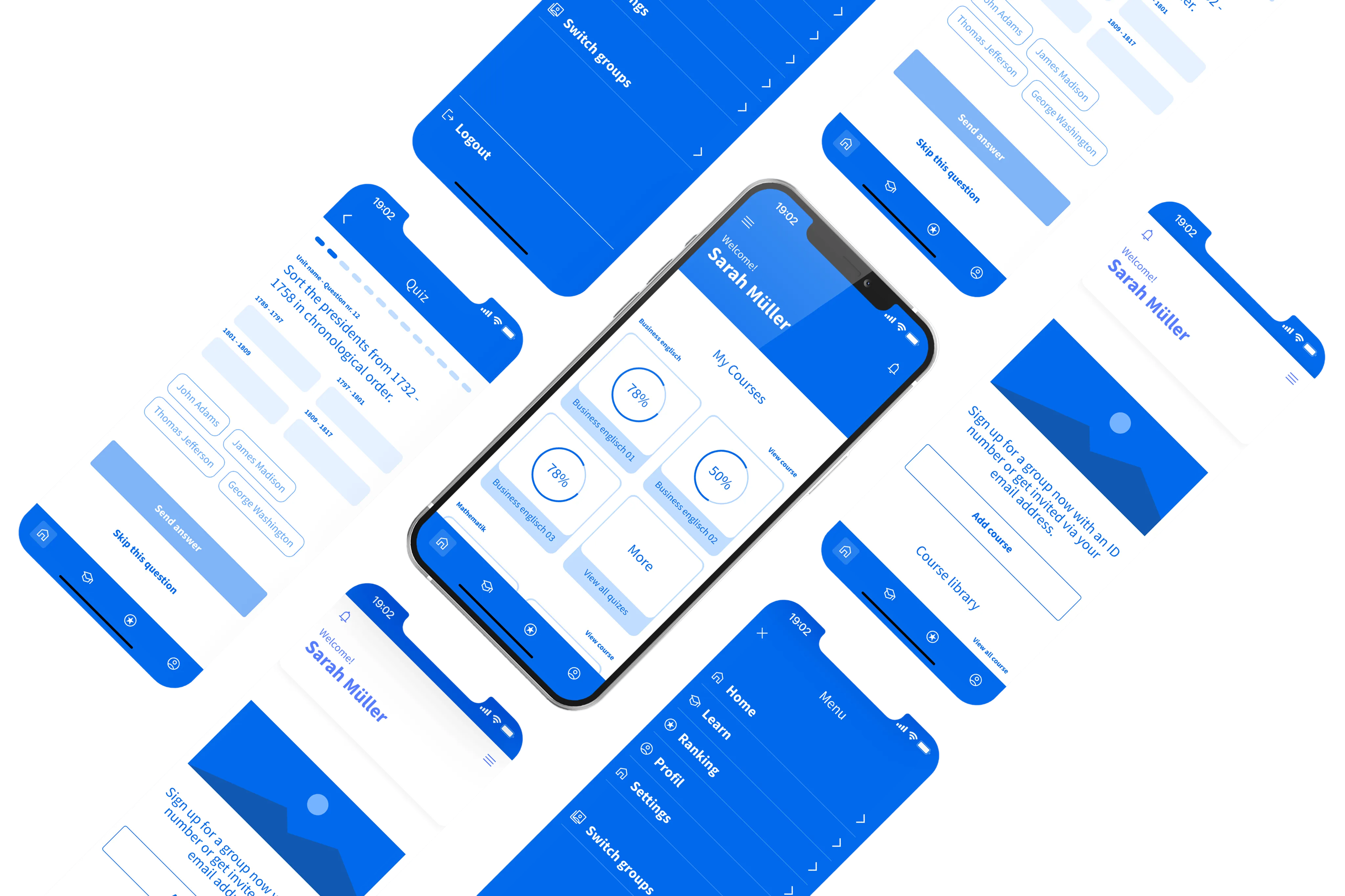 UX/UI Projektarchiv – Wireframe und Konzeptübersicht