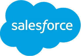 Logo of Salesforce.
