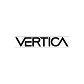 Black and white stylized text reading 'VERTICA' with a mirrored effect on the letters.