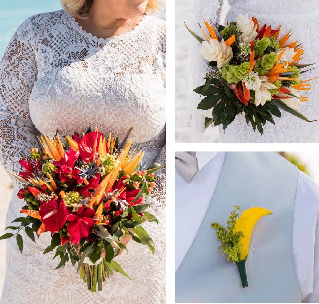 Tropical floral style