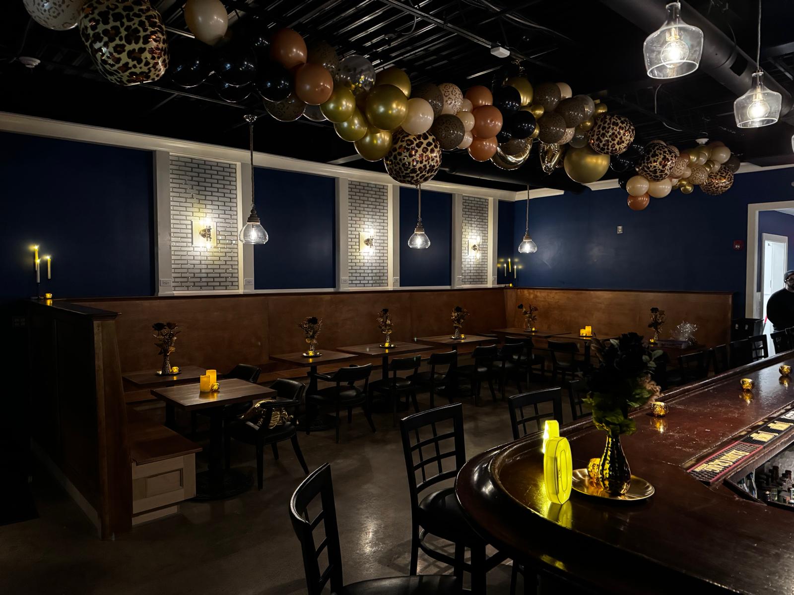 Franskie’s Table interior party setup