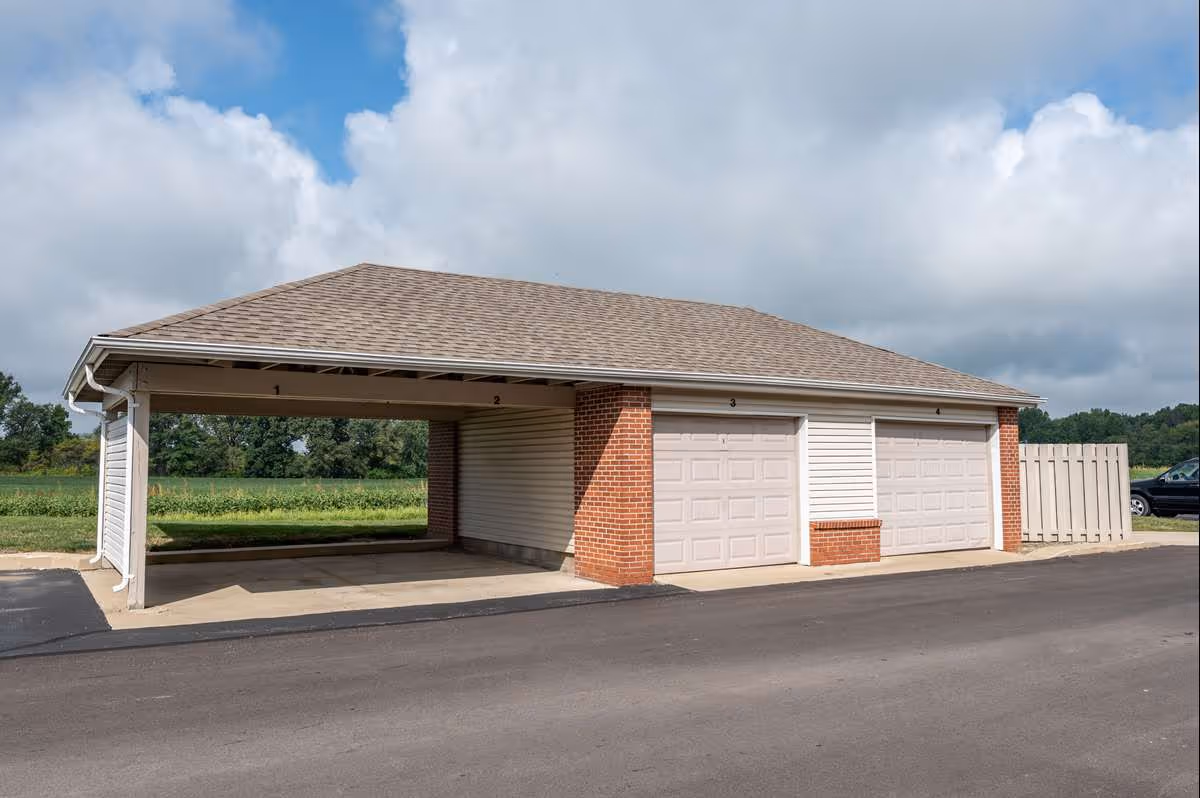 carport and garages