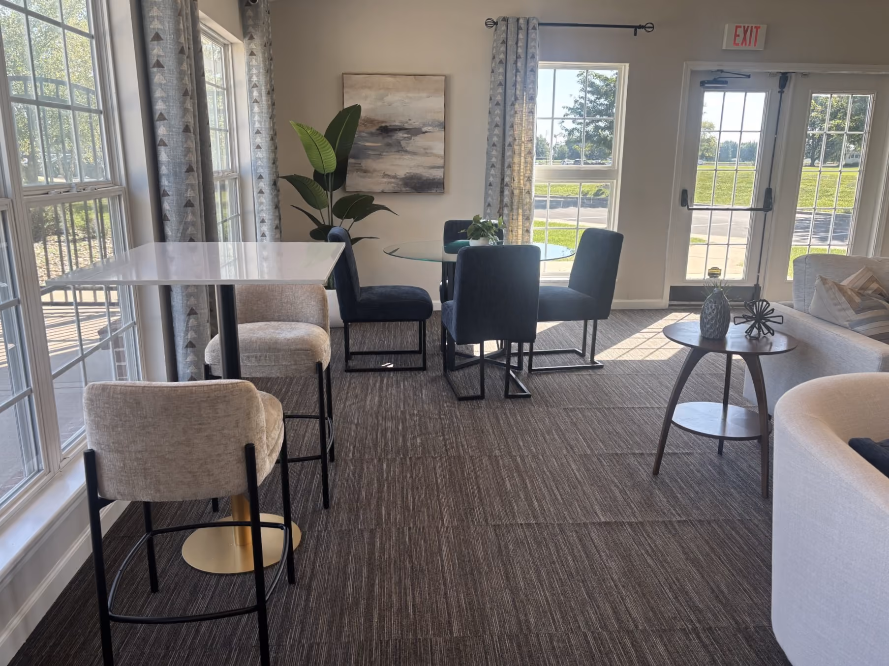 clubhouse high top chairs and table