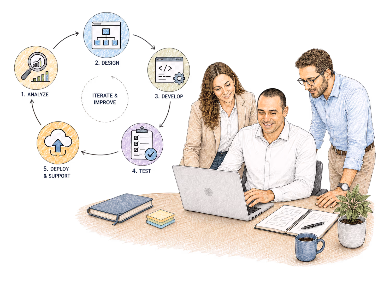 Pillaro pomáhá Microsoft partnerům a interním týmům získat kontrolu nad Power Platform a Dynamics 365 delivery. Nastavujeme řízení, role, odpovědnosti a standardy tak, aby projekty nebyly závislé jen na improvizaci a několika klíčových lidech.