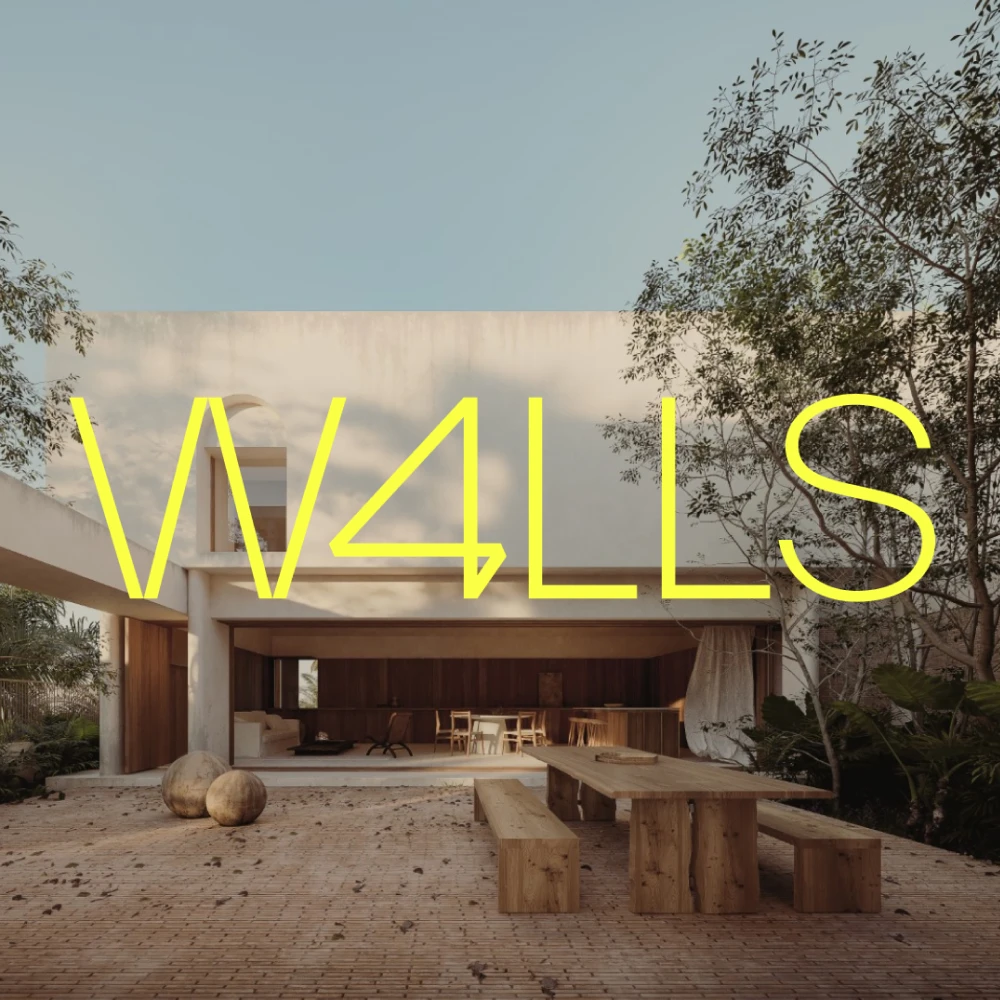 W4lls logo with background image