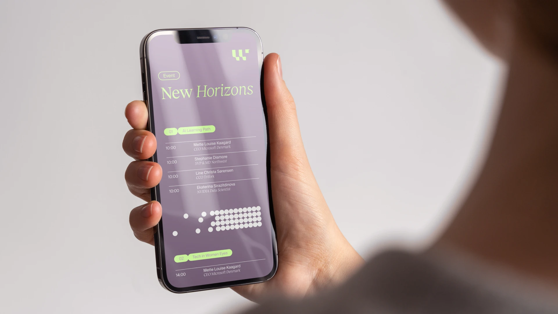 CWAI mobile web view on a phone