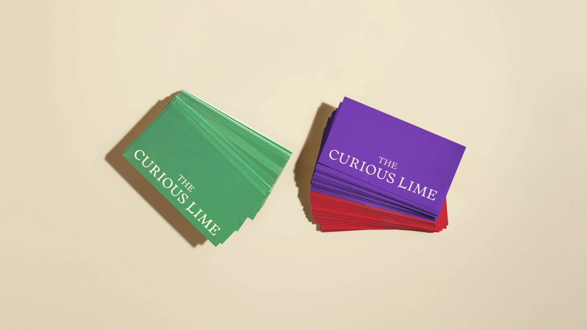 The Curious Lime - Business cards