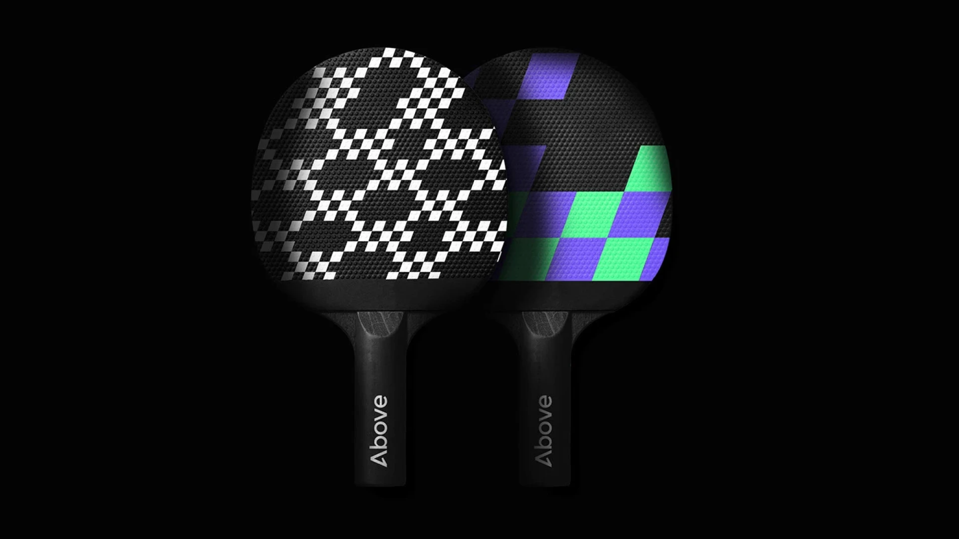 Above ping-pong palettes