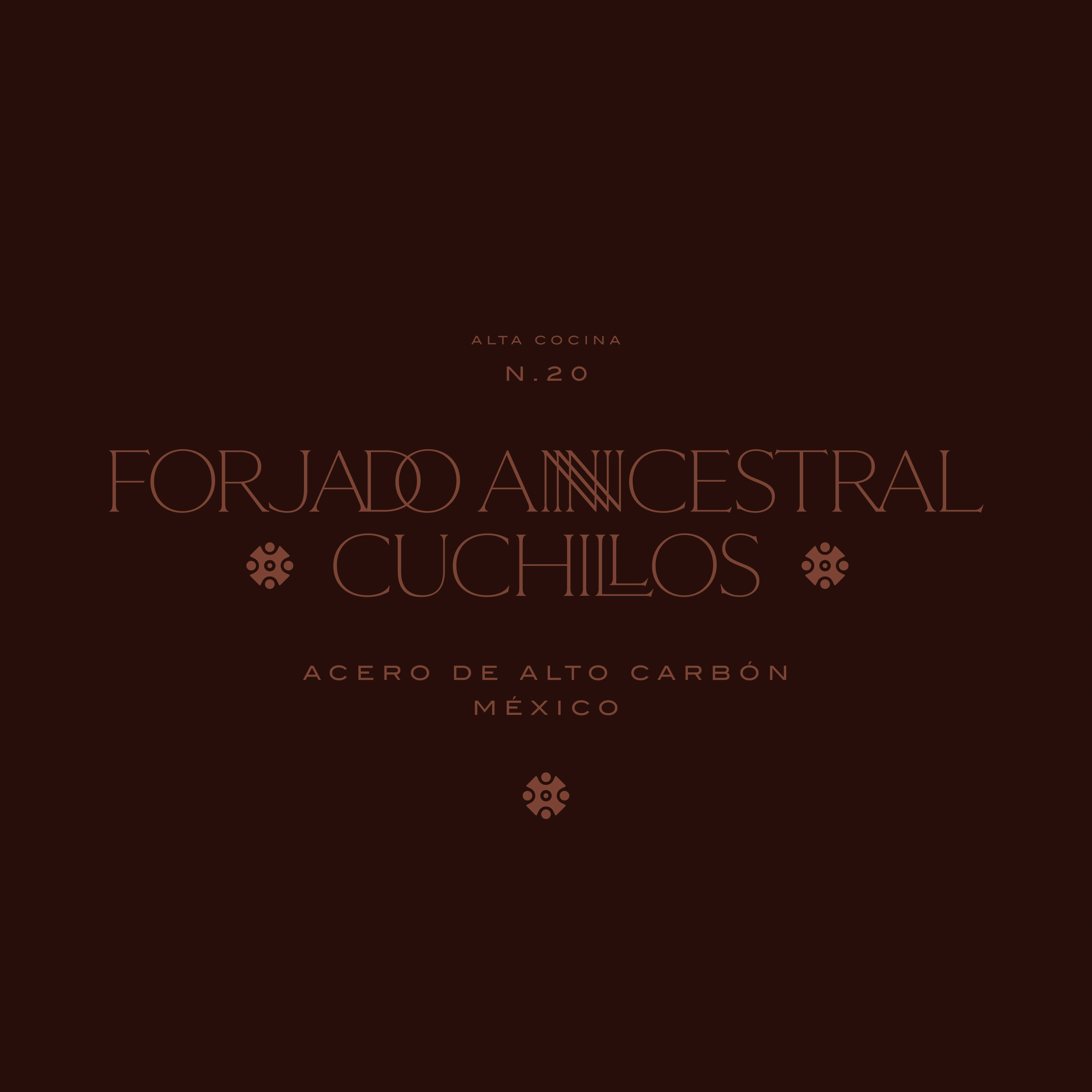 Casa Macui frojado ancestral cuchillo