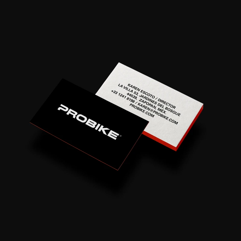 Probike business cards exploration