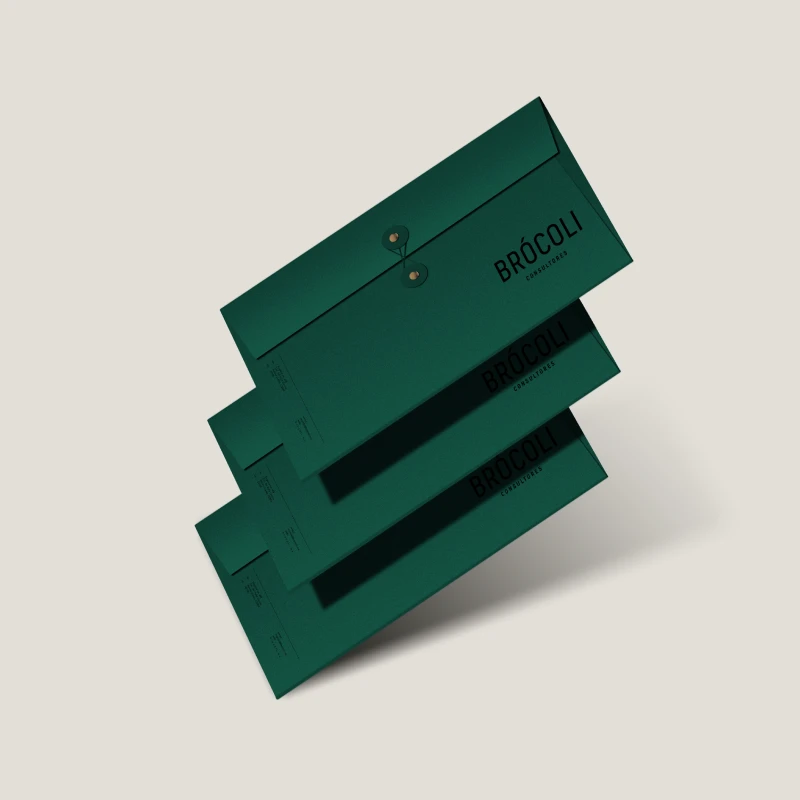 Brócoli business cards exploration
