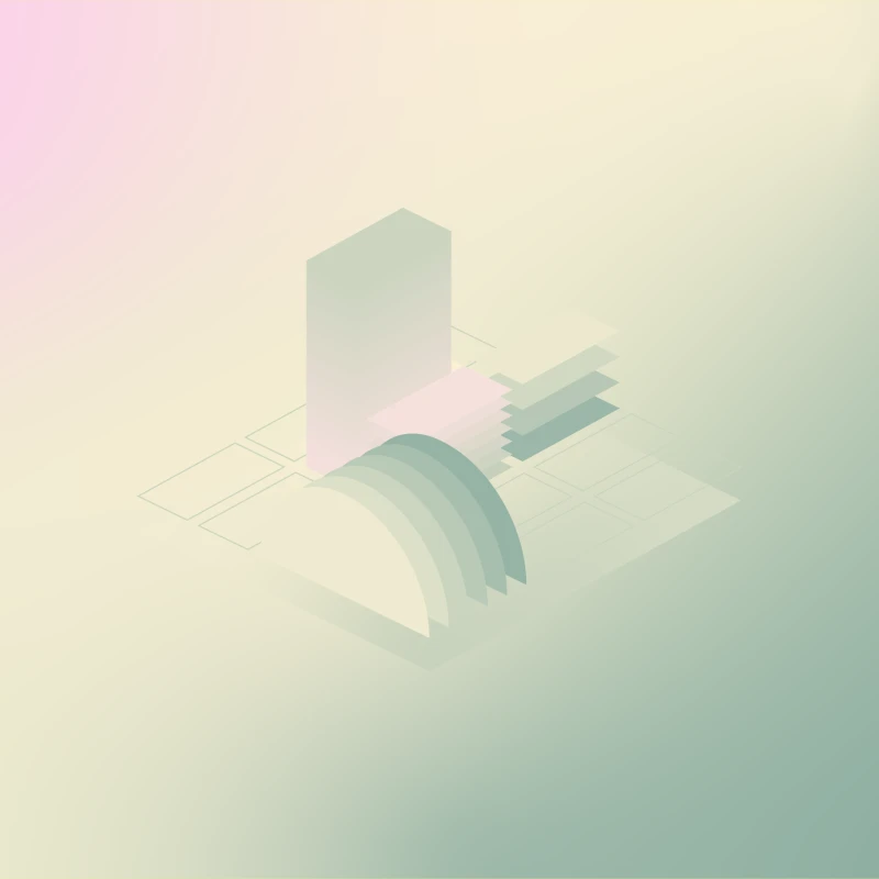 Green City 3D illustrations exploration