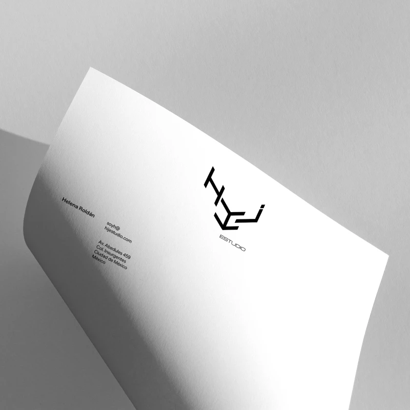 HIJ letterhead and logo exploration