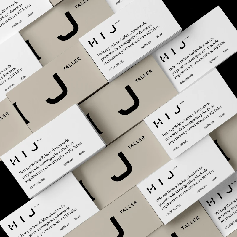 HIJ business cards exploration
