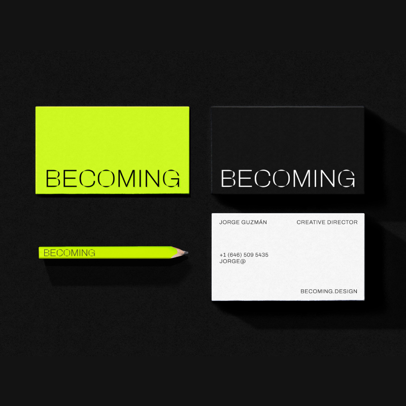 Becoming business cards archive