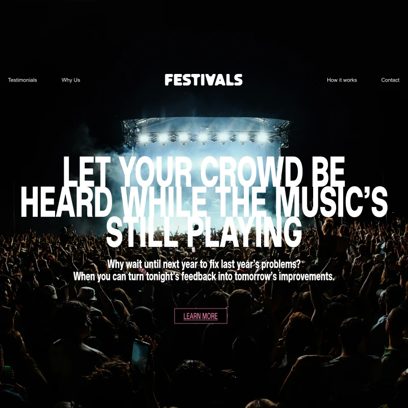 Festivals hero exploration