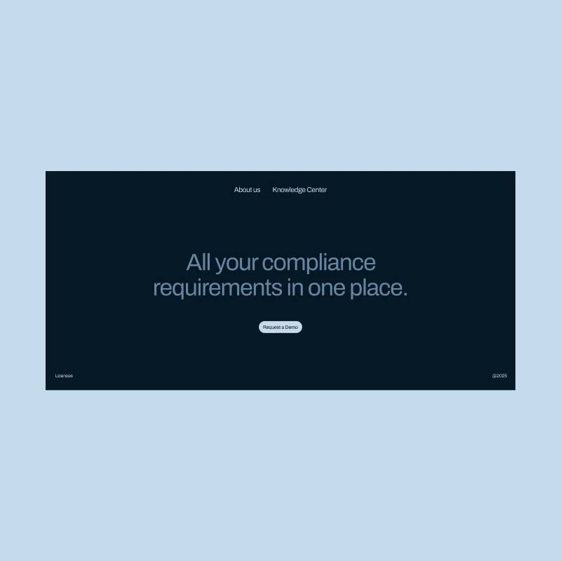 Kite Compliance home page exploration