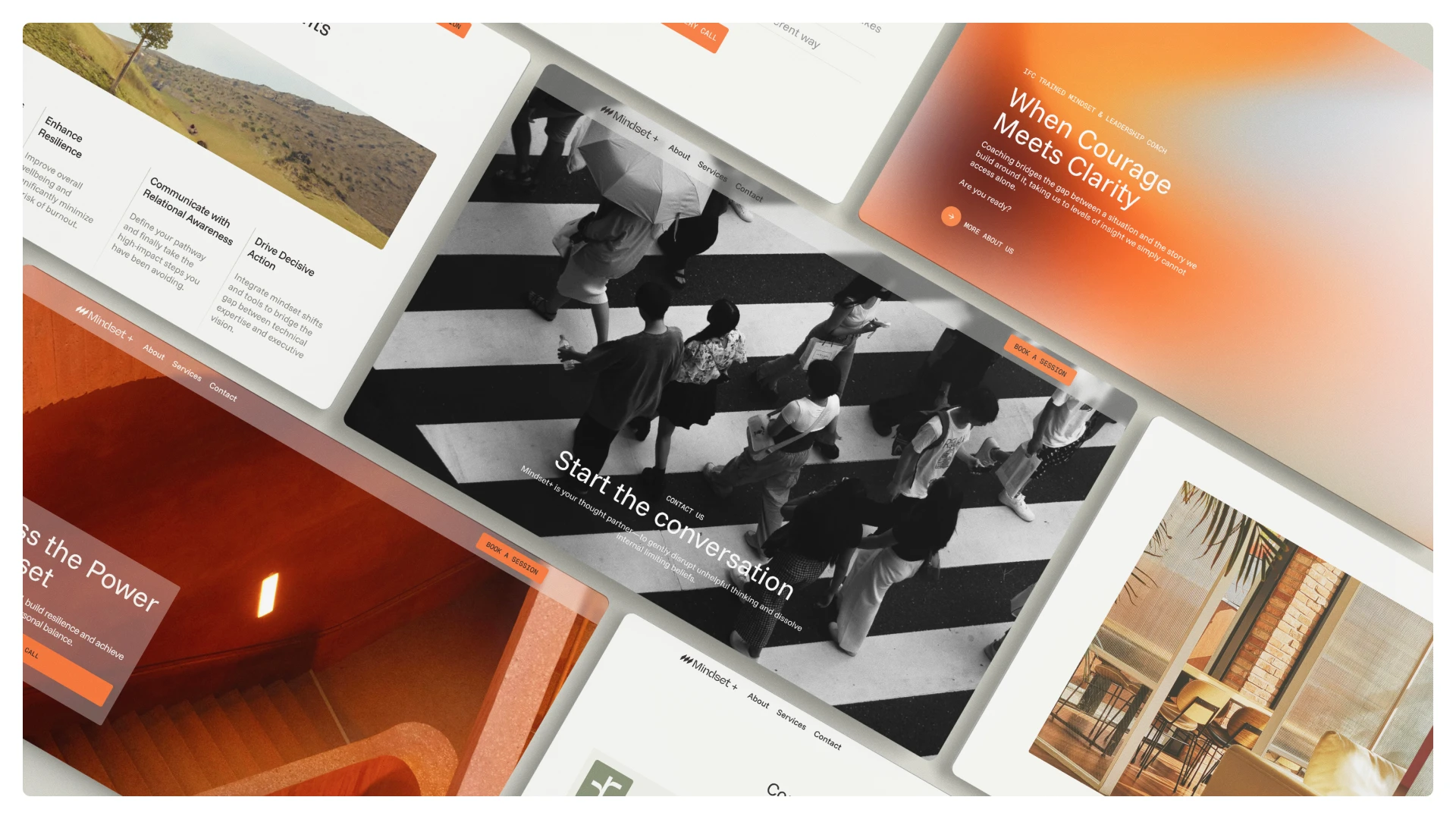 Mindset + web screens
