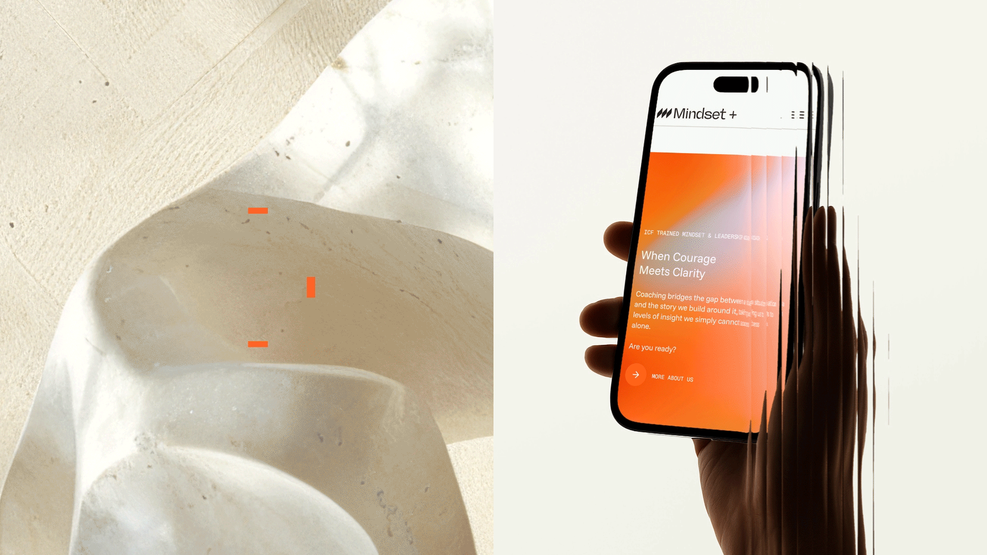 Mindset + monogram and mobile web