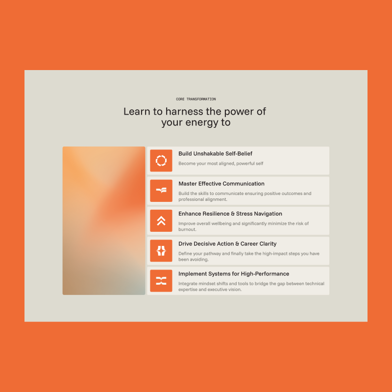 Mindset + core transformation exploration