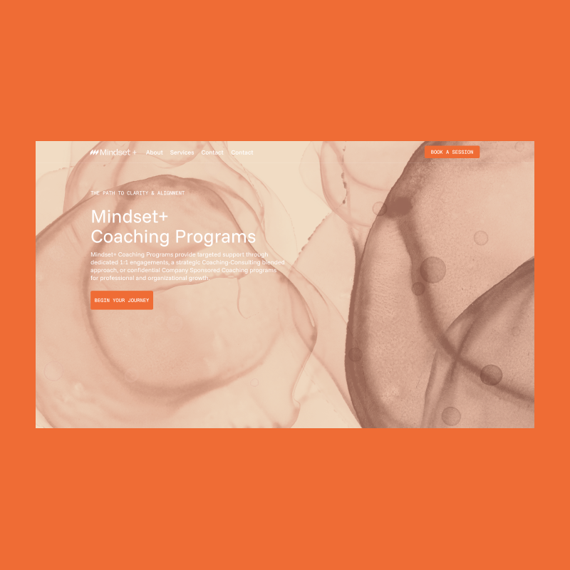Mindset + web hero exploration