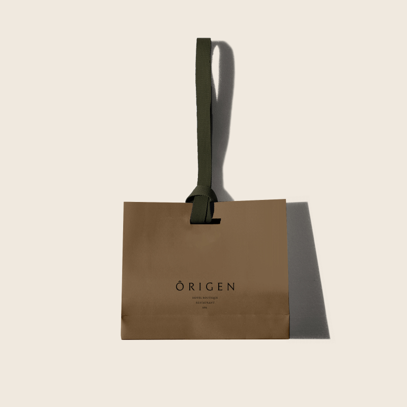 Hotel Origen paper shopping bag
