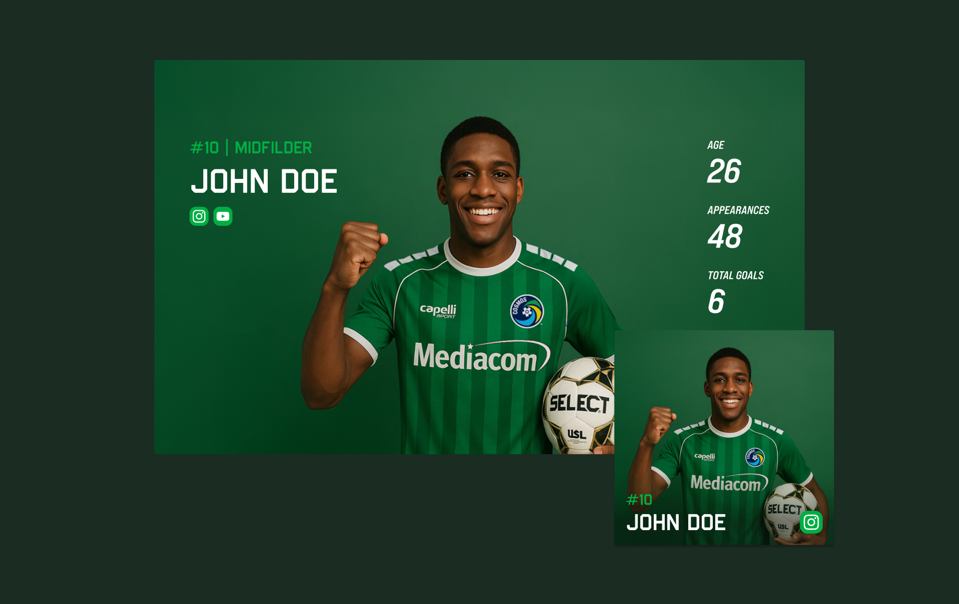 NY Cosmos player roster