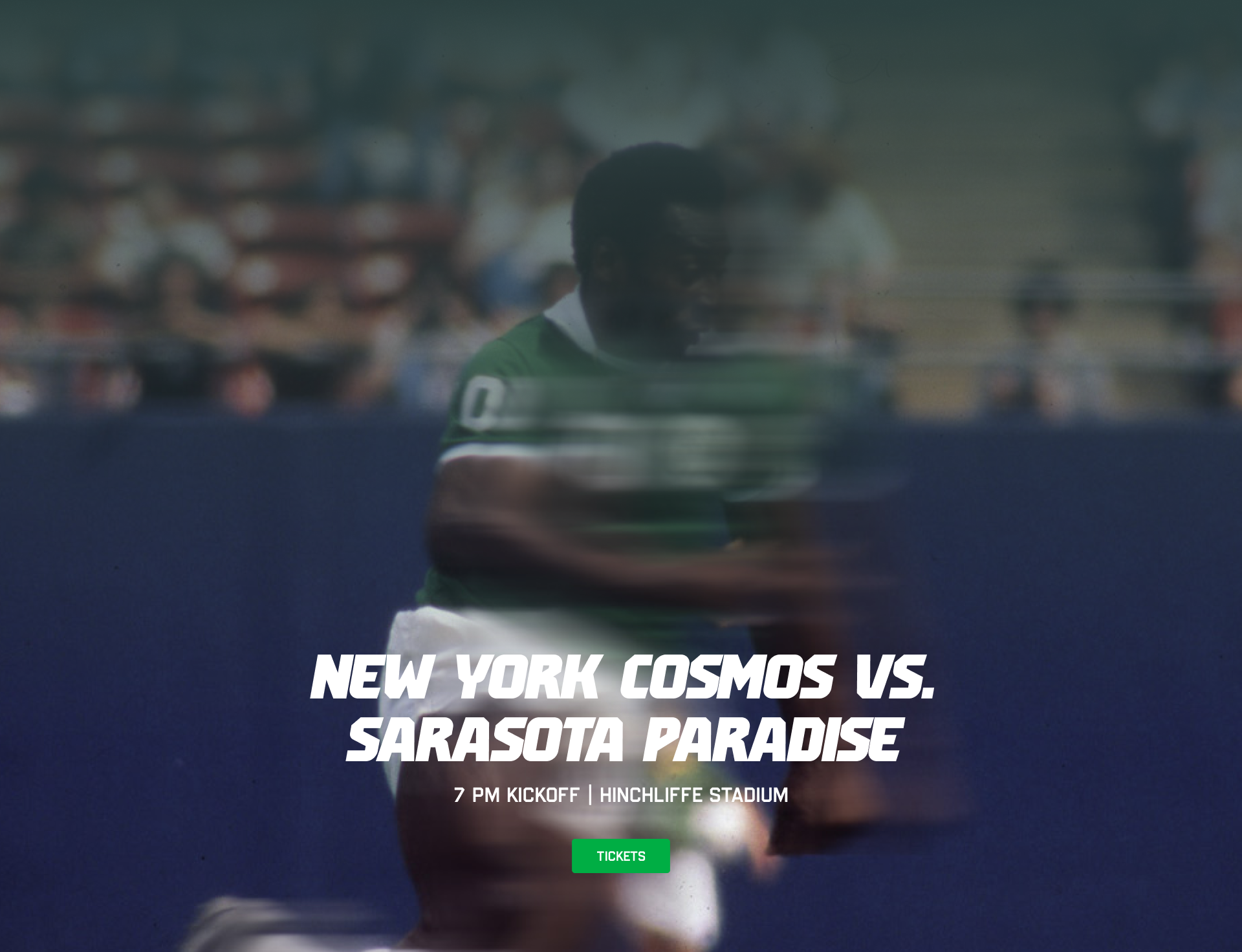 NY Cosmos match hero