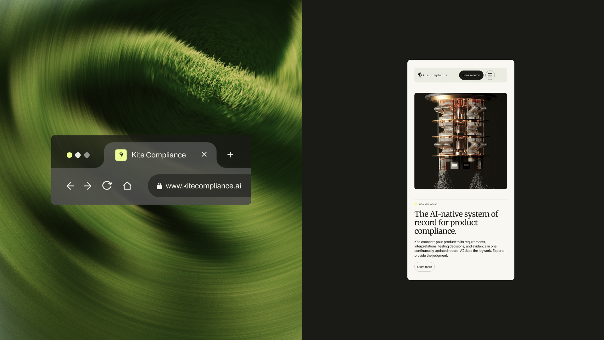 Kite Compliance web elements and mobile web