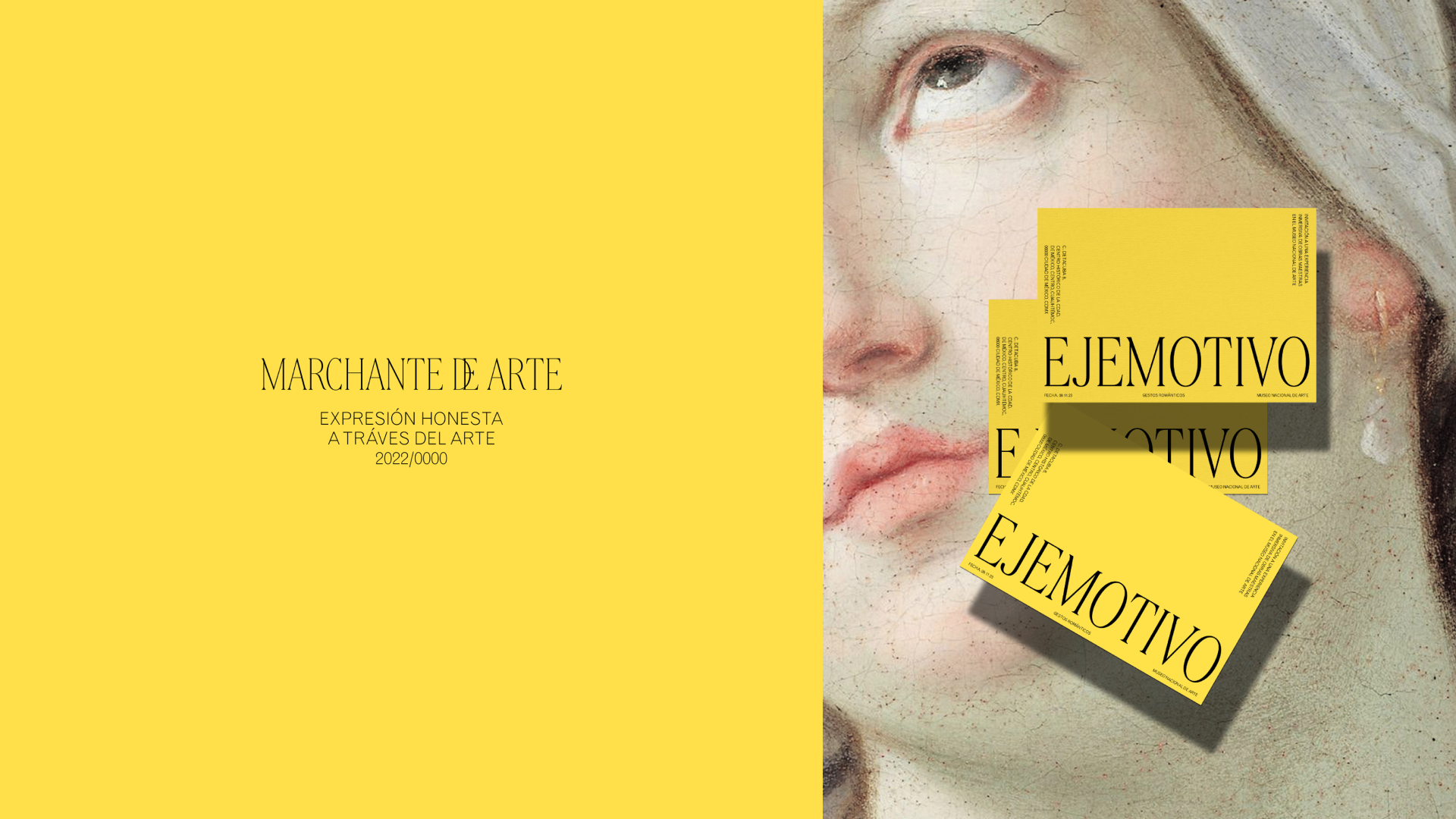 Branding application on large scale posters for Casa Salazar's art exhibitions.