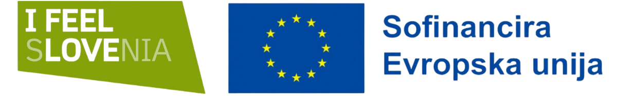 Logotipa I feel Slovenia, Sofinancira Evropska unija