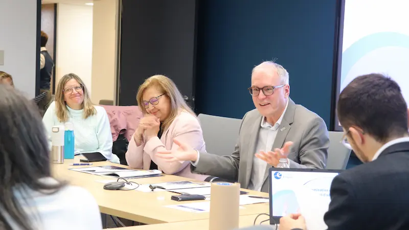 Comité lors de l’assemblée générale annuelle 2025 d’Objectif Emploi