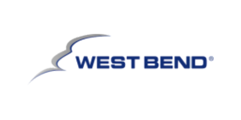 WEST BEND brand logo with stylized swoosh design.